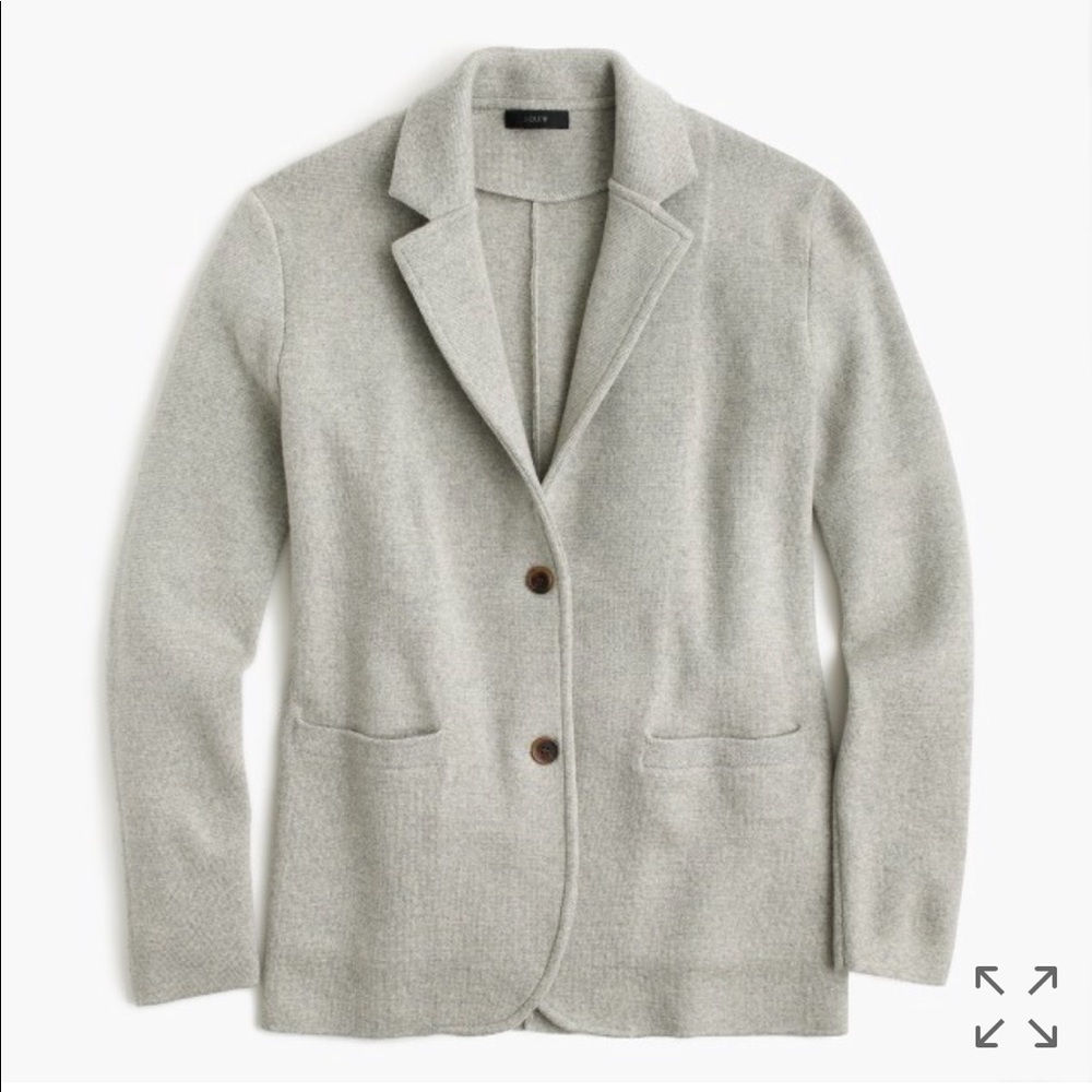 NWT JCrew sweater blazer